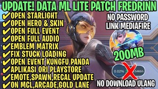 Data ML Lite Full Event 200Mb Patch Fredrinn | ML Lite | Cara Mengatasi Lag & Patah Patah ML