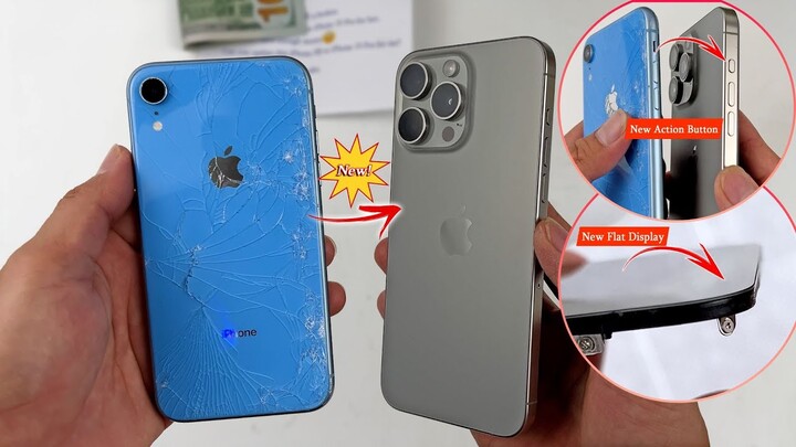 How to Turn Old iPhone Xr into Brand New iPhone 15 Pro Like 99% With Awesome DIY Housing