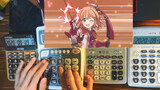 "Princess Connect! Re: Dive" title song played by four calculators