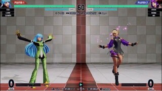 KOF15　最強！！　ギャルアテナ　動きがキレッキレすぎる