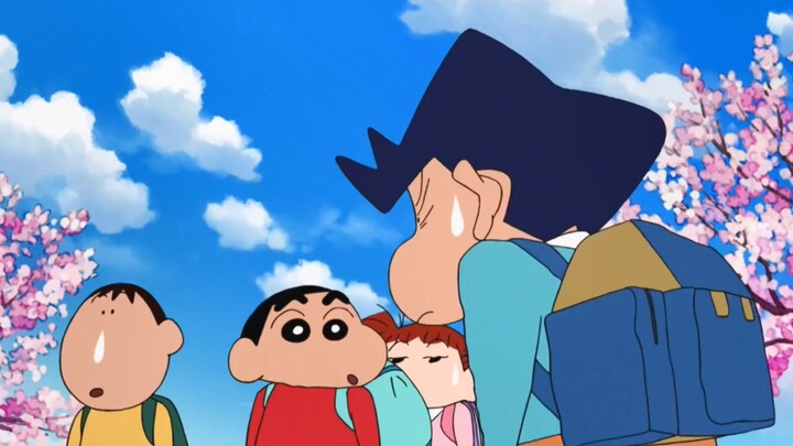 [Chinese subtitles] Crayon Shin-chan 2021 Movie "Mystery! Hana-Piao-Ten-Spring Academy" Opening 5 mi