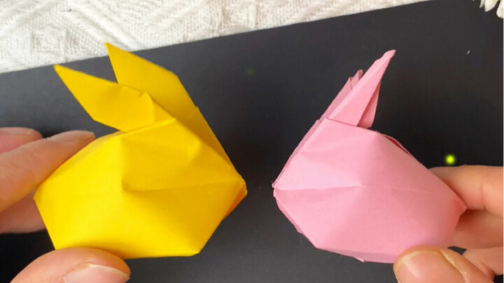 Tutorial origami kelinci ukuran asli tingkat pemula, penggemar Bao’er bilang sebelumnya terlalu cepa