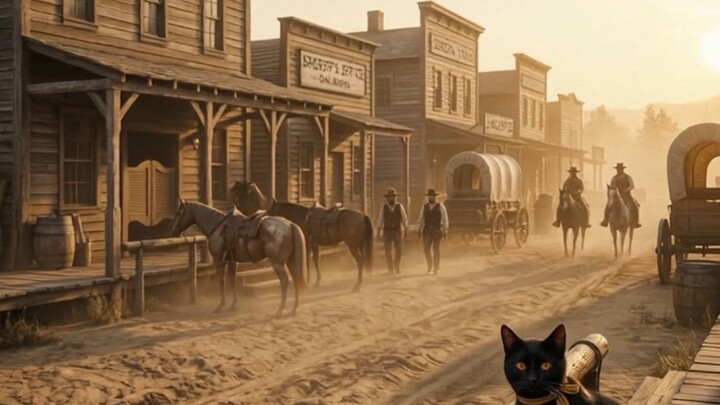 What a Black Cat Saw in the Wild West