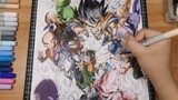 [Hand-painted] Dragon Ball Platter - a tribute to the immortal classics of the era and the ultimate 