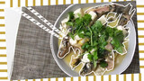 [Ẩm thực] Canh cá nấu cải kèm đậu phụ