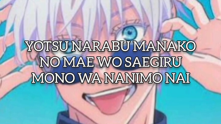 COVER LAGU BANG GOJO 😁😁 AO NO SUMIKA