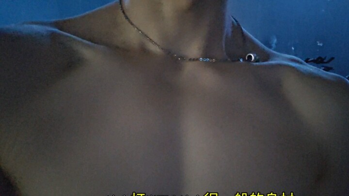 Average figure under stunning lighting