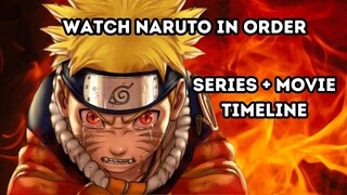 How To Watch Naruto In Order (Movies Included)