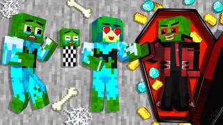 Monster School : Zombie x Squid Game A VAMPIRE FINDS TRUE LOVE - Minecraft Animation