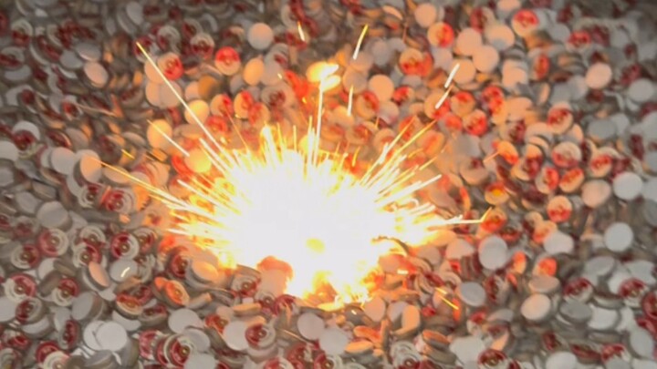 تأثير عشرة آلاف زهرة أقحوان ملونة