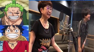 Live dubbing by Mayumi Tanaka and Kazuya Nakai, but the two swap roles