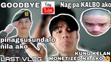 LAST VLOG | GOODBYE YOUTUBE | Kung kelan monetized na ako 😢 - Watch till the end | Andrei Eusebio