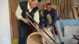 So this is how you make the wooden buckets people cook rice in. What an eye-opener!