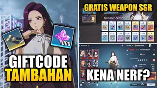 TOTAL 4 GIFTCODE AKTIF! FREE Weapon SSR Dari Login & Yoo Sohyun GAK WORTH IT? | Solo Leveling: ARISE