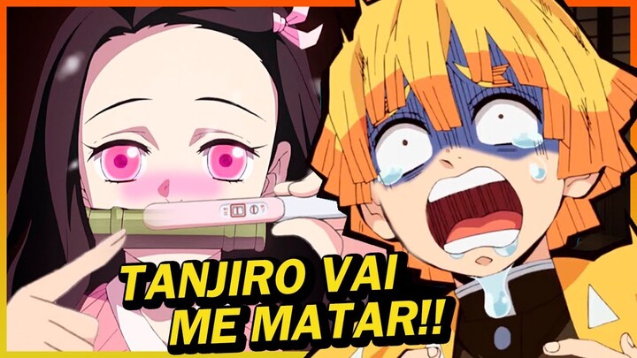 TANJIRO CAÇADOR DE ZENITSU KK | MEMES DE KIMETSU NO YAIBA | Memes em Imagens (Demon Slayer)