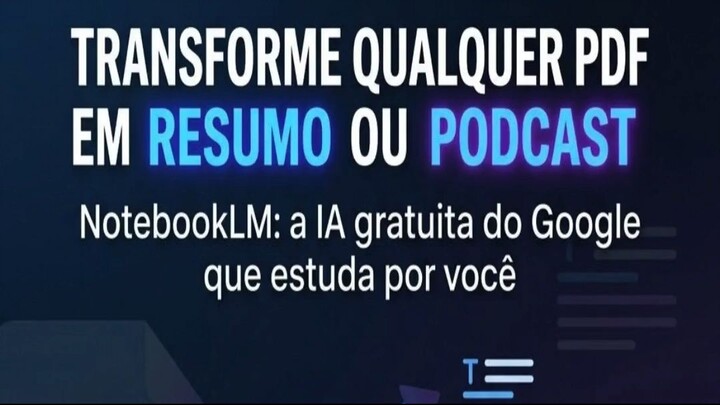TRANSFORME QUALQUER PDF EM RESUMO OU PODCAST