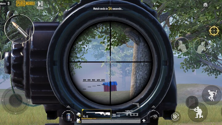 PUBG 1 shot Chicken dinner 😍