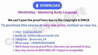 MindValley - Mastering Body Language