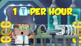 GET RICH BY EXTRACTING | 1 DL PER HOUR | GROWTOPIA