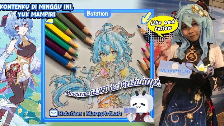 Mewarna GANYU dari Genshin Impact