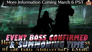 [FF7 Ever Crisis] - Half Anniversary Boss shown & summon time!!