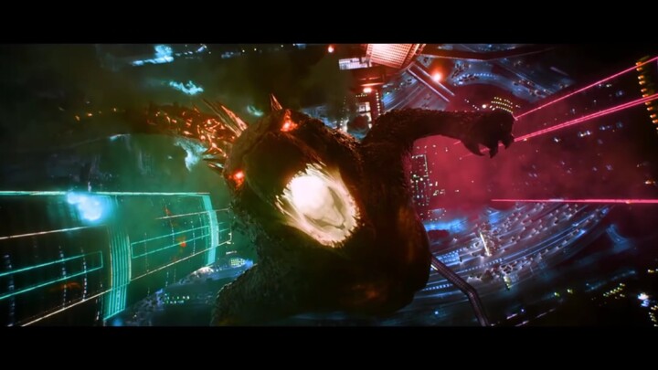 Apa yang terjadi jika napas atomik Godzilla berubah menjadi berbagai warna?