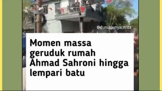 Rumah anggota Komisi III DPR RI sekaligus politikus Partai NasDem Ahmad Sahroni di Tanjung Priok, Ja