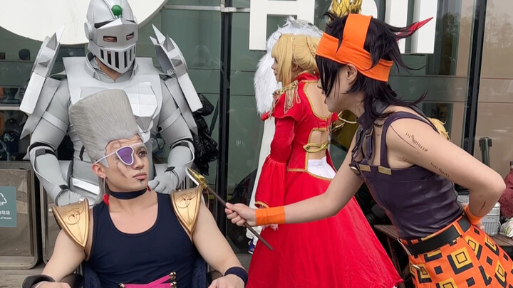 Popo warns Jotaro