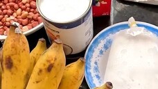 kem chuối trái cây