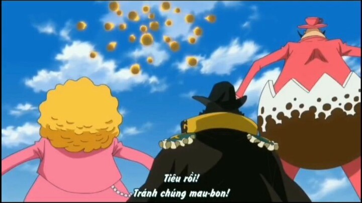 Luffy thoát khỏi sự truy đuổi của Bigmon p2 #anime