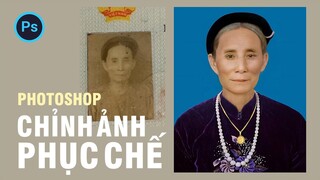 phục chế ảnh cũ với photoshop | BonART