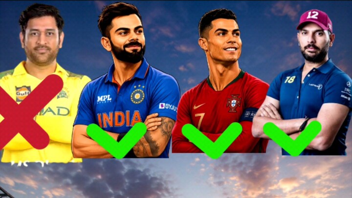 किसको क्या पसंद है? 😍🔥 | क्रिकेटर्स और Ronaldo की पसंद #shorts #bilibili