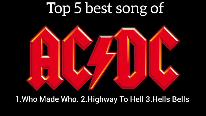 AC/DC top 5 best song