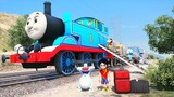 Shinchan & friends all aboard Thomas The Train in GTA 5 !