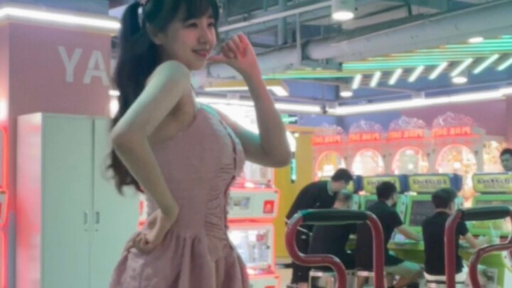 Pink is the sweetest, no objection, pink hot dance machine front view