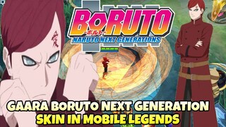 GAARA BORUTO NEXT GENERATION SKIN IN MOBILE LEGENDS