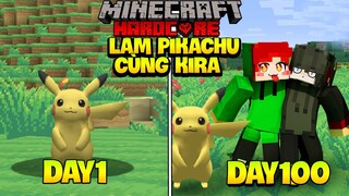 TÓM TẮT 100 NGÀY TRỞ THÀNH PIKACHU TRONG THẾ GIỚI PIXELMON MINECRAFT SIÊU KHÓ