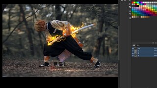 Cosplay | Breath of Thunder • Form I • Thunderbolt! | Daytime to Night Scene | Lightning Effects