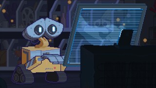 "Wall-E" hé lộ phim hoạt hình ngắn 16-bit! Kỷ niệm Ngày Trái đất