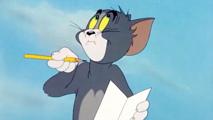 Tom’s little eyes are so cute.