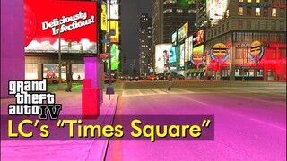 Liberty City's "Times Square" - northbound stroll | Just Walking | GTA IV