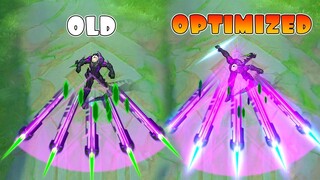 Gusion V.E.N.O.M. Optimized Vs OLD Skill Effects | MLBB Comparison