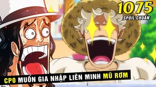 [ Spoil One Piece 1075 ] Lucci Kaku CP0 muốn liên minh với Luffy , Băng Mũ Rơm bị Seraphim tập kích