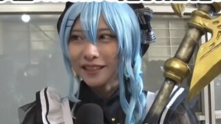 Chàng cosplayer tái hiện hoàn hảo trang phục, giọng nói và dáng người của Hui Jiang đã đưa ra câu tr