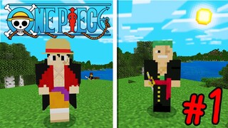 เอาชีวิตรอด ในโลกวันพีช โดยเป็นทหารเรือ  #1 Minecraft one piece