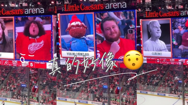 Di tengah pertandingan, mencari penonton yang mirip dengan tokoh film dan TV... Yang terakhir…