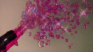You've probably tried so many bubble machines, but I bet you've never seen purple bubbles before! Qu