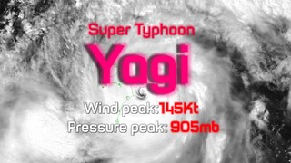 2411号超强台风摩羯(Yagi)路径动画——「噩梦」