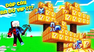 MINECRAFT NHƯNG LÁ CÂY BIẾN THÀNH LUCKY BLOCK ** ĐẬP CÂY RA ĐỒ VIP NHẤT MINECRAFFT
