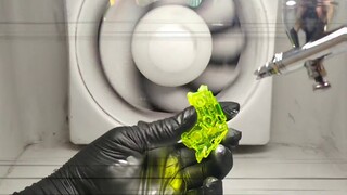 Kamen Rider 02 upgrade, spray painting video! Tutorial!